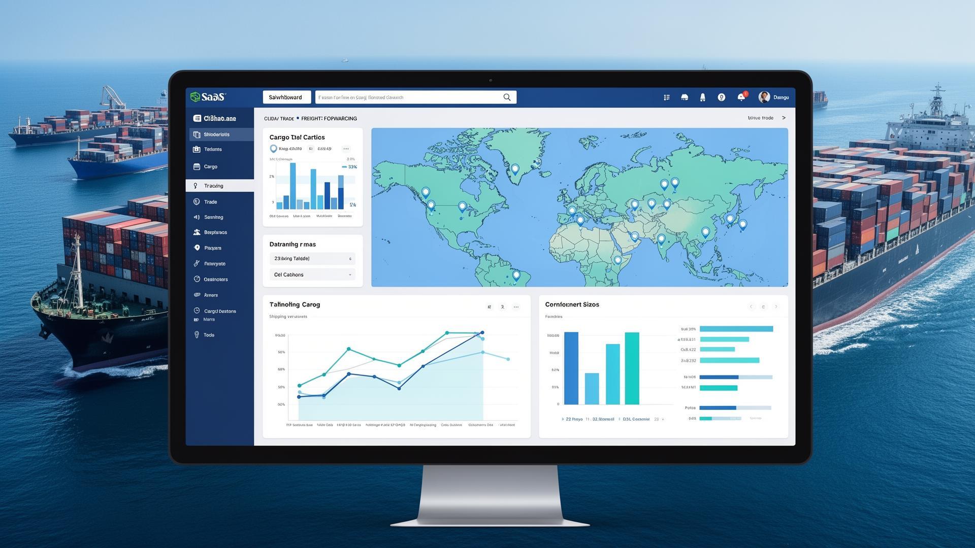 Logistics background